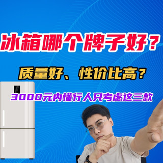 冰箱哪个牌子好？质量好、性价比高？3000元内懂行人只考虑这三款