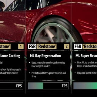 AMD FSR Redstone确认下半年准时登场：AI画质黑科技曝光！