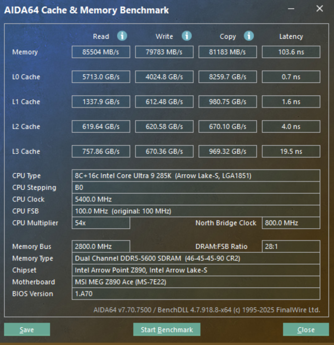 芝奇Trident Z5 Neo RGB DDR5-6000 CL34 64GB×2内存评测:大容量也带劲