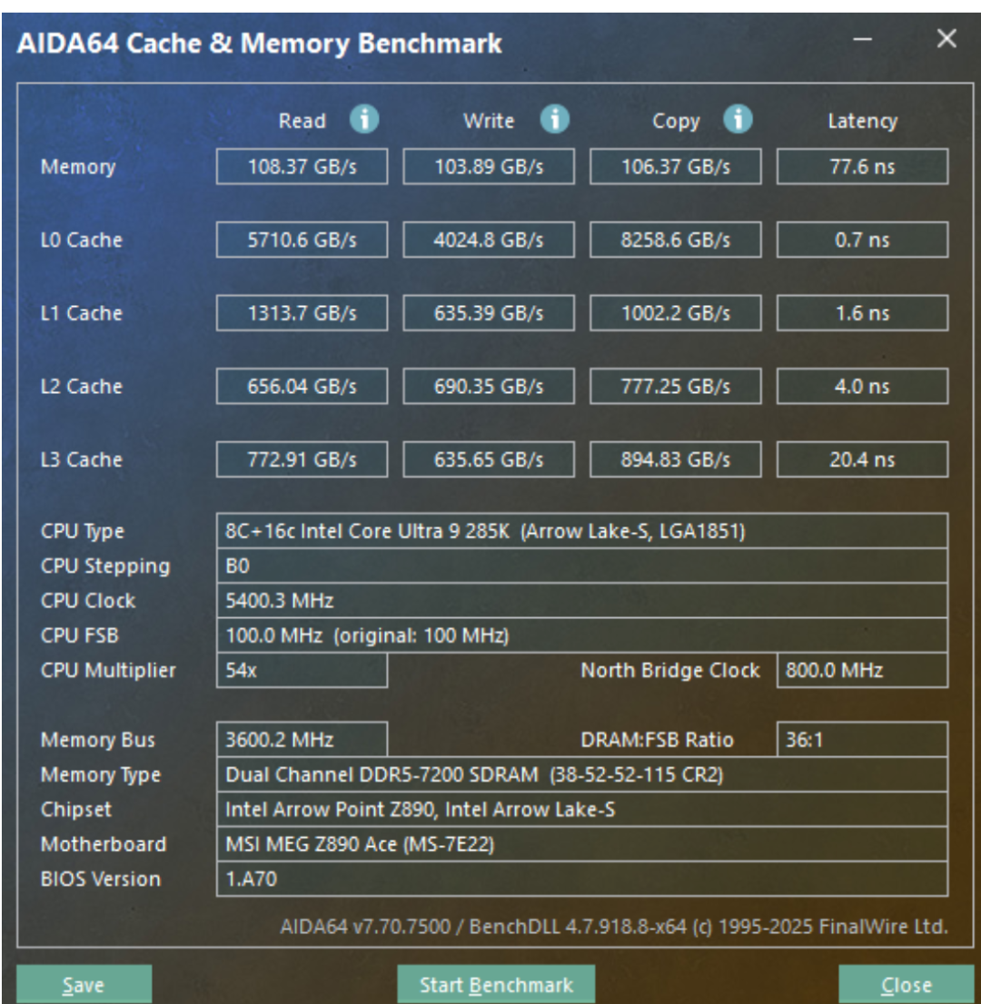 芝奇Trident Z5 Neo RGB DDR5-6000 CL34 64GB×2内存评测:大容量也带劲