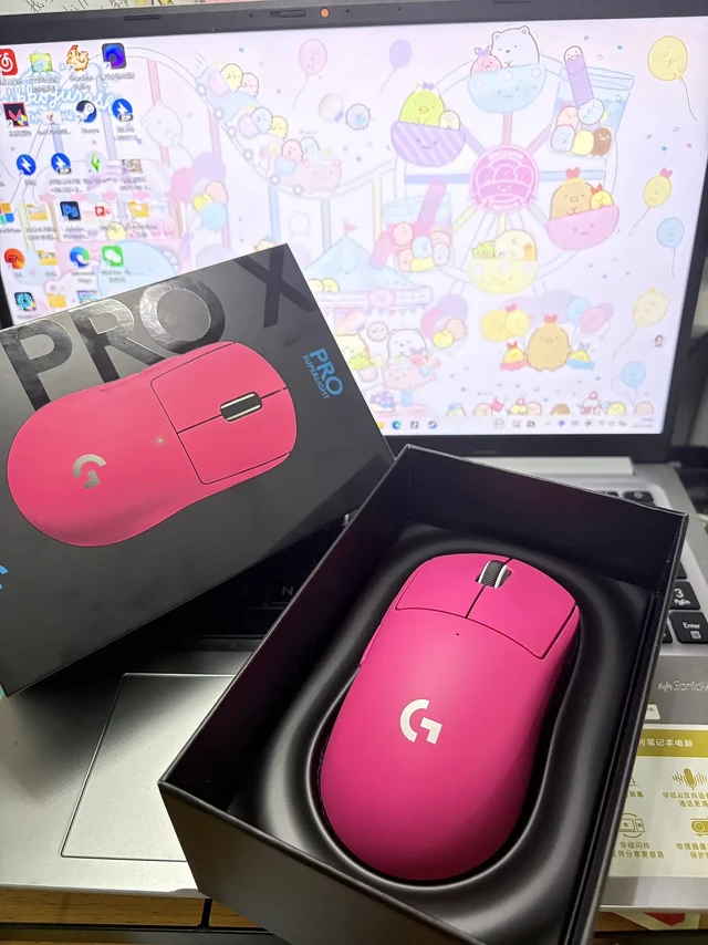 你们怎么知道这个世界什么都是假的，只有我男朋友在2025年9月6日这天送我的Logitech/罗技 G PRO X SUPERLIGHT GPW二代 无线电竞鼠标 双模 轻量化 粉色是真的，是像弗洛伊