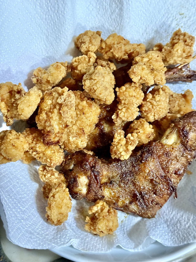 这个盐酥鸡鸡不错，省得自己做了