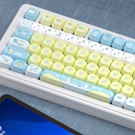 MageGee AIR75全键热插拔键盘 无线三模蓝牙GASKET客制化机械键盘