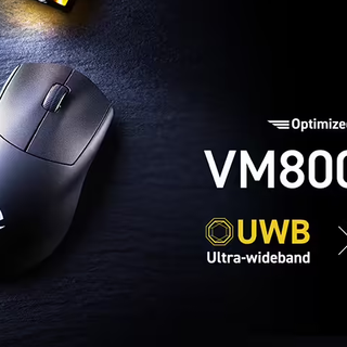 全球首款UWB游戏鼠标诞生：VM800仅 0.5ms 超低延迟