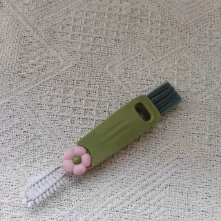 多功能清洁刷解决杯盖缝隙难题