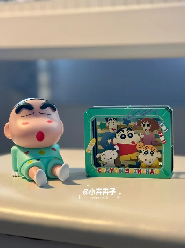 🇯🇵Ensky纸剧场｜蜡笔小新一家桌立💛