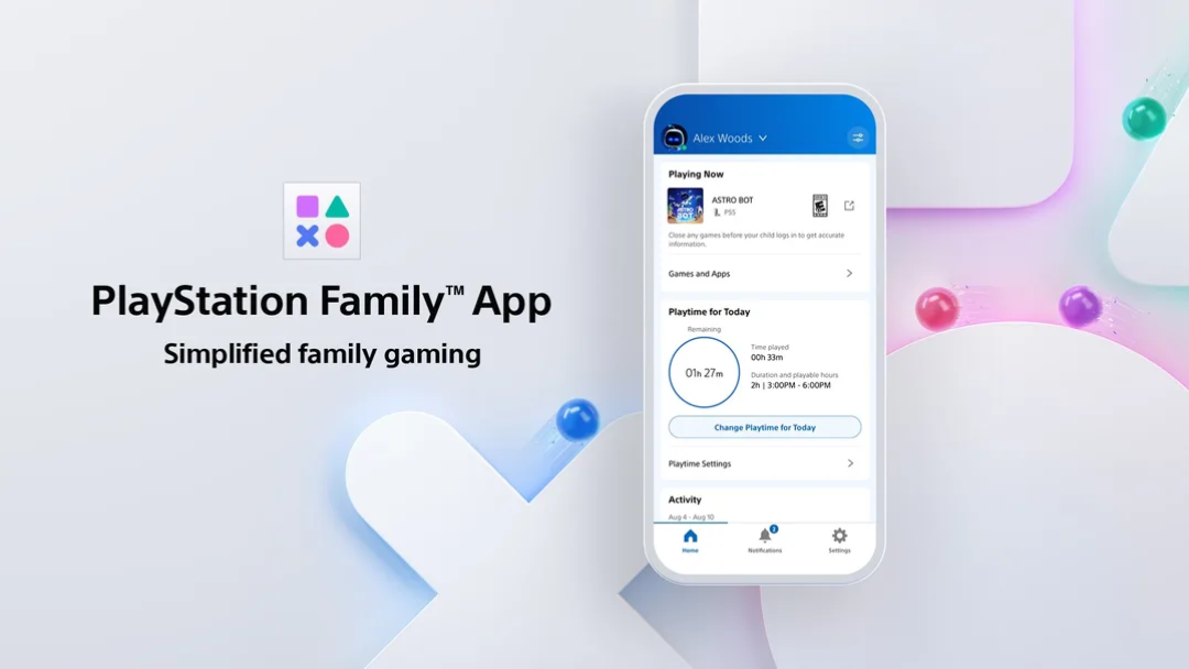 防止沉迷!索尼发布全新家长监控工具《PSFamily》