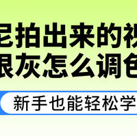 视频剪辑教程 篇零：索尼拍出来的视频很灰怎么调色？自动还原视频色彩的方法！