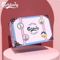 嘉士伯闺蜜组合啤酒礼盒 500ml 整箱 8 罐，闺蜜欢聚的微醺佳礼