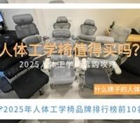 人体工学椅值得买吗？什么牌子的好？2025年人体工学椅品牌推荐