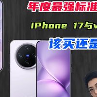 先侃手机 篇零：年度最强标准版旗舰之争：iPhone 17与vivo X300，该买还是该等？