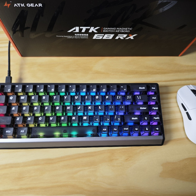 从颜值到性能都惊艳！ATK68RX磁轴键盘开箱：三百元档的宝藏键盘
