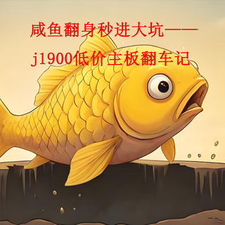 咸鱼翻身秒进大坑——j1900低价主板翻车记