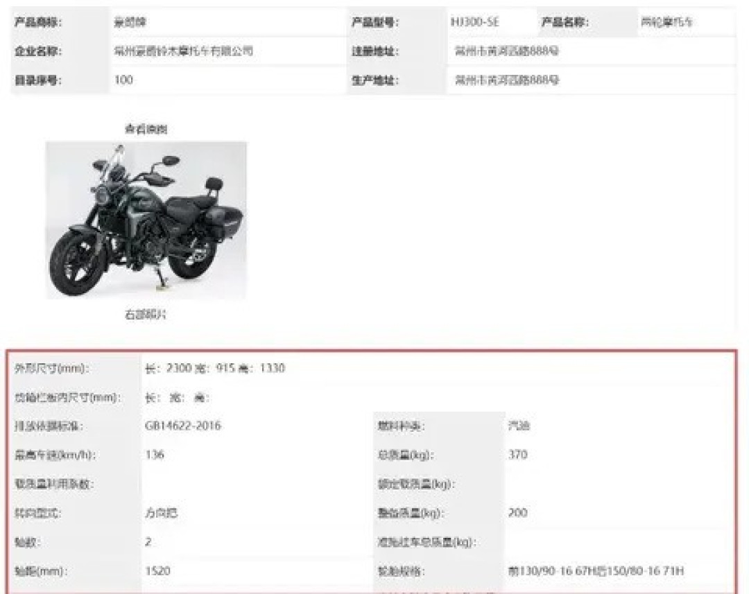 豪爵TR300改款亮相：配置升级，售价或延续高性价比路线