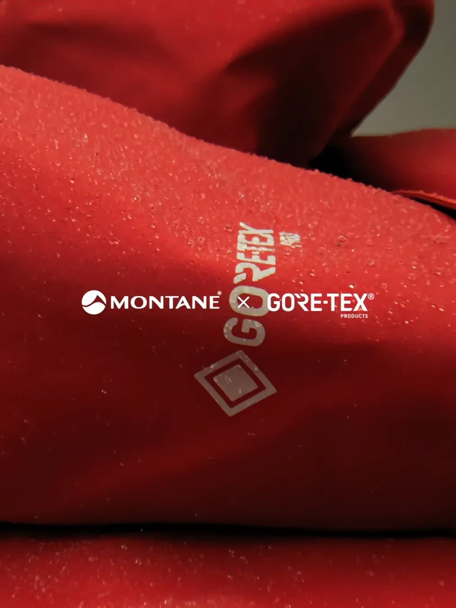与山为盟｜Montane ✖ GORE。Montane25秋冬系列
我们GORE-TEX产品采用全新ePE材质打造
这种新一代薄膜不仅具备持久防水、防风性能，且透汽极佳
生产过程中味刻意使用添加PFA