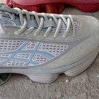 ASICS US6-S GEL-KINETIC FLUENT冰川灰蓝到底香不香？