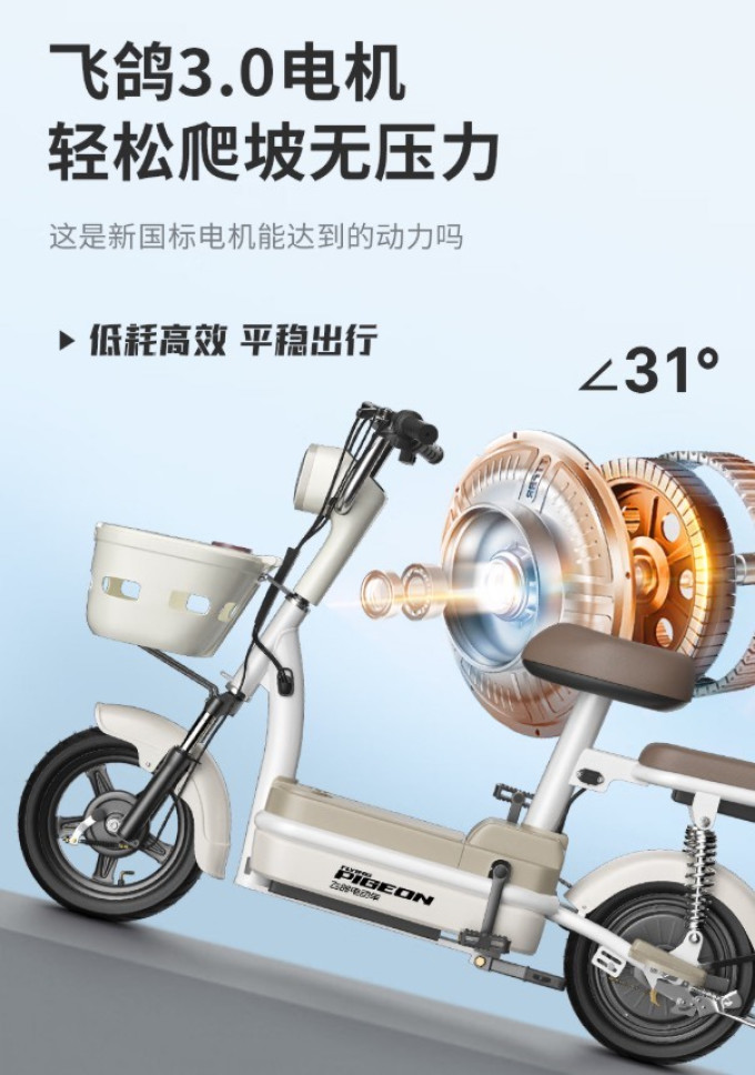 飞鸽电动车整车