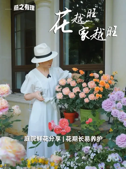 花越旺家越旺，一期庭院鲜花分享～想在评论区看看大家种的花#养花 #种花 #庭院 #别墅 #鲜花