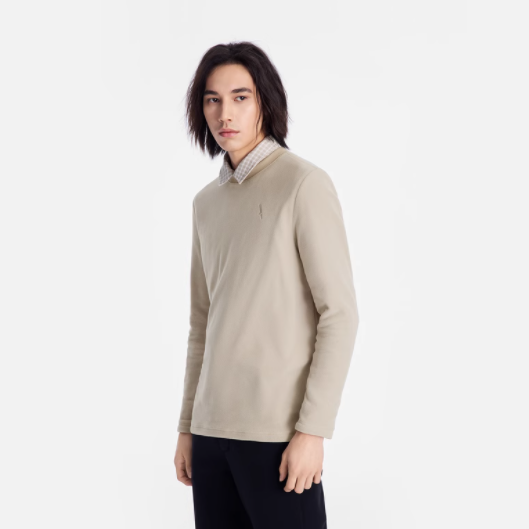 🔥AIGLE 圆领抓绒衣，秋日暖男必备！