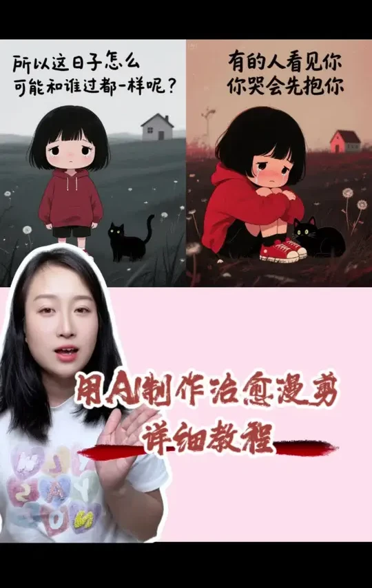 用Ai制作治愈漫剪视频 详细教程#治愈漫剪 #Ai视频 #短视频制作教程 #创作者中心 #创作灵感