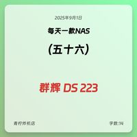 每天一款NAS 群辉 DS223j