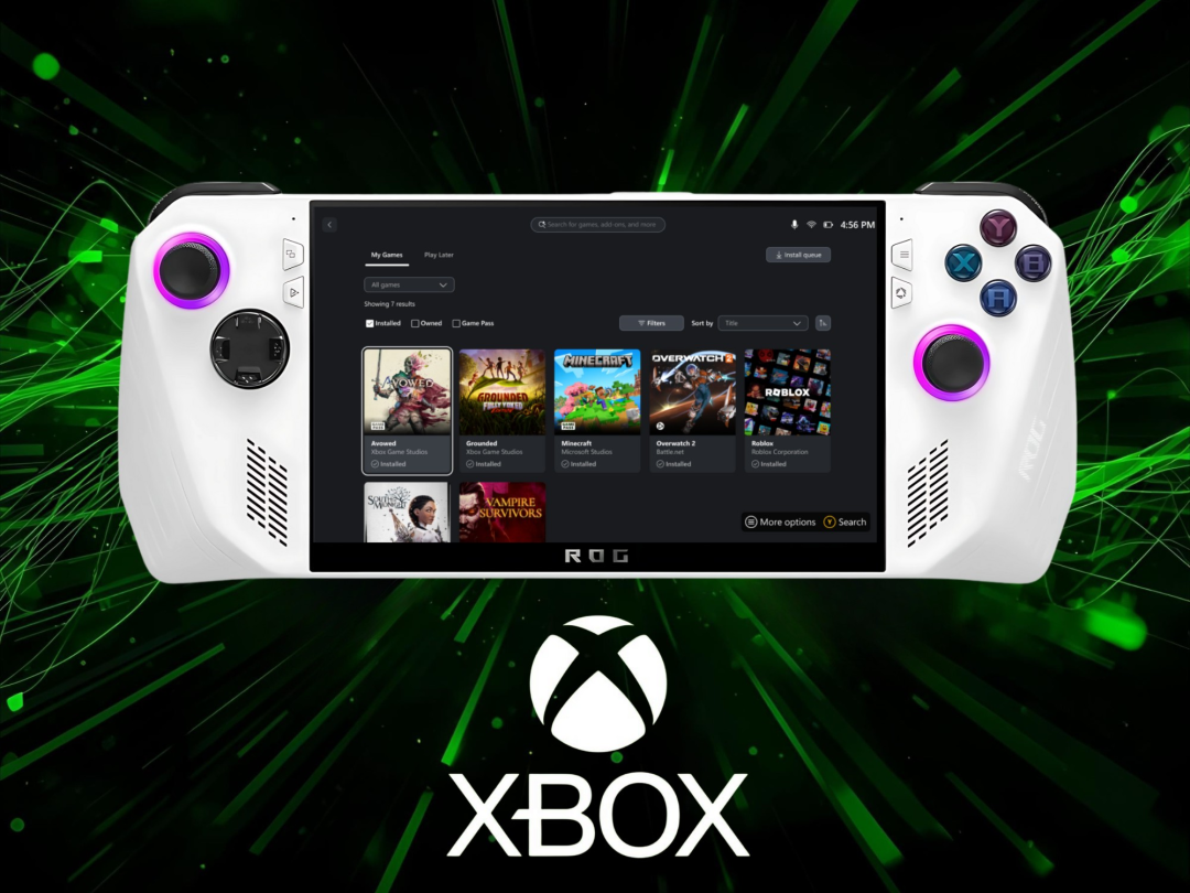 性能直线上升,初代 ROG Ally 开启 Xbox 全屏模式实测结果出炉