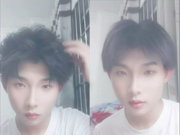 龙须背头连麦造型指导