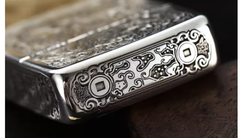 ZIPPO 打火机煤油防风纯银招财貔貅：男士专属的品味与幸运之礼