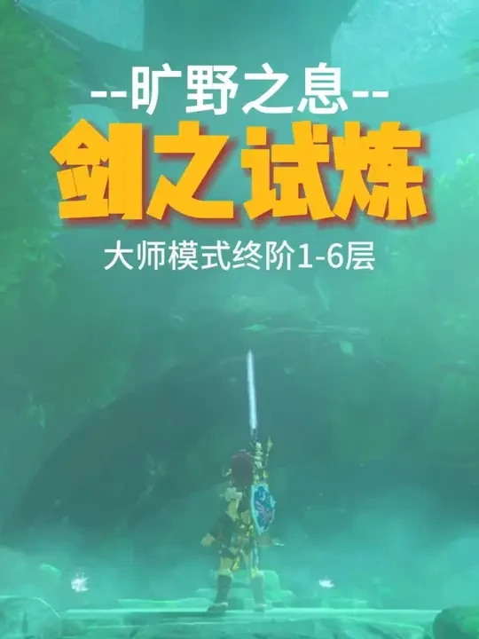 【旷野之息】大师模式剑之试炼终阶1-6层！ #塞尔达传说 #塞尔达传说旷野之息