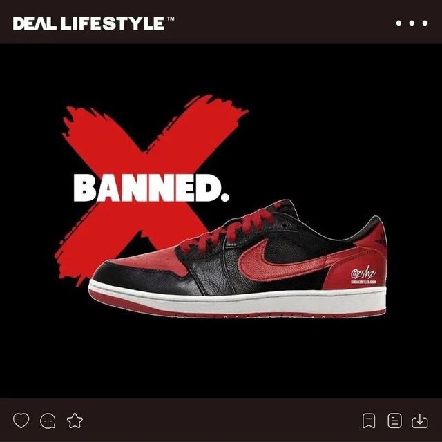 资讯分享 | Air Jordan 1 Low OG “Banned”