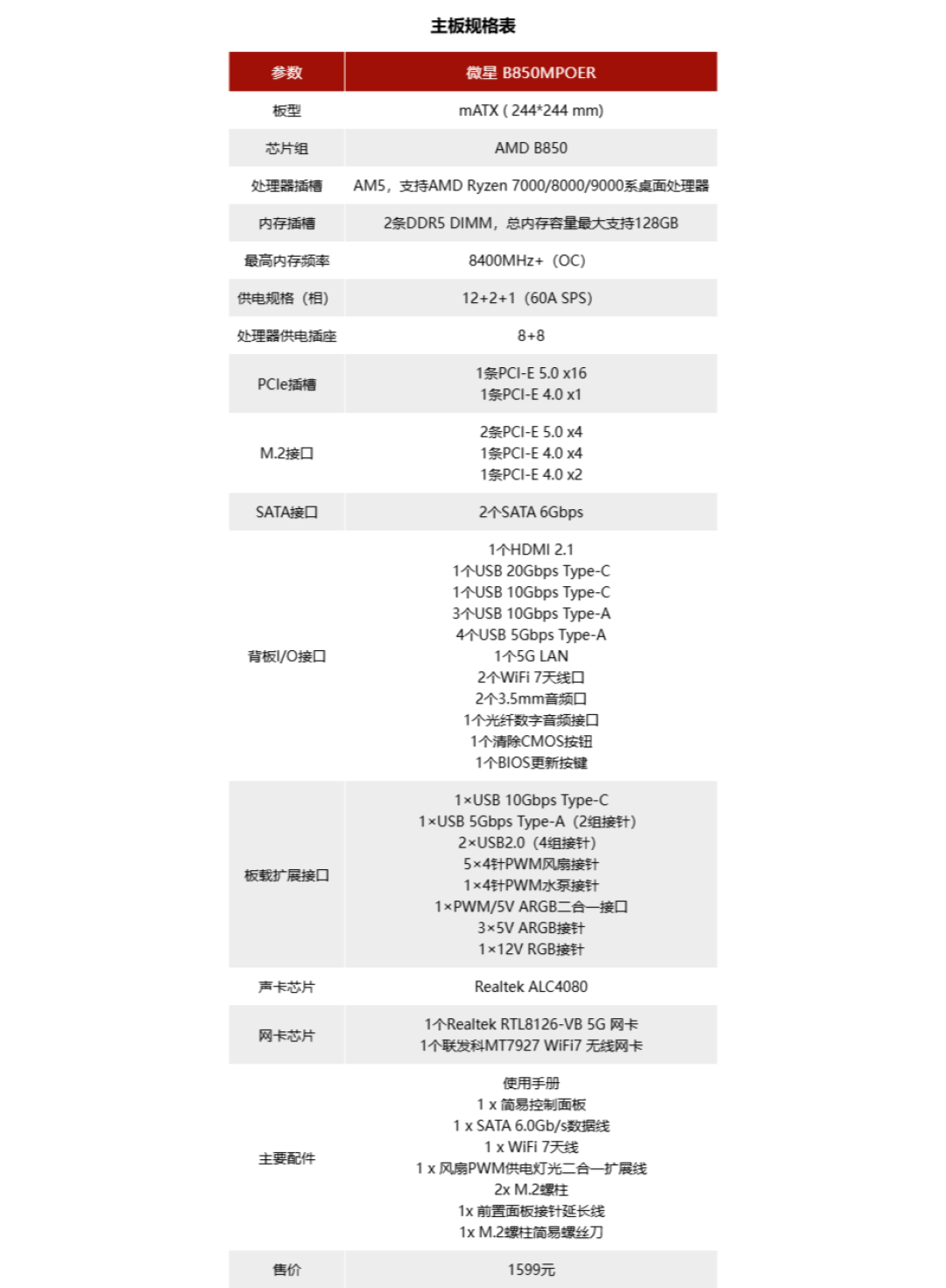 微星B850MPOWER主板评测：高性价比内存超频神器