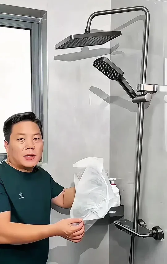 浴室台面乱糟糟，一个吸盘三角架搞定！角落空间全利用，洗漱用品随手拿，免打孔不伤墙，沾水也不掉。卫生间放一个收纳各种瓶瓶罐罐的洗漱用品，拿取真顺手，
•强力吸盘，安装免打孔
•多层设计，洗漱、卫浴用品全