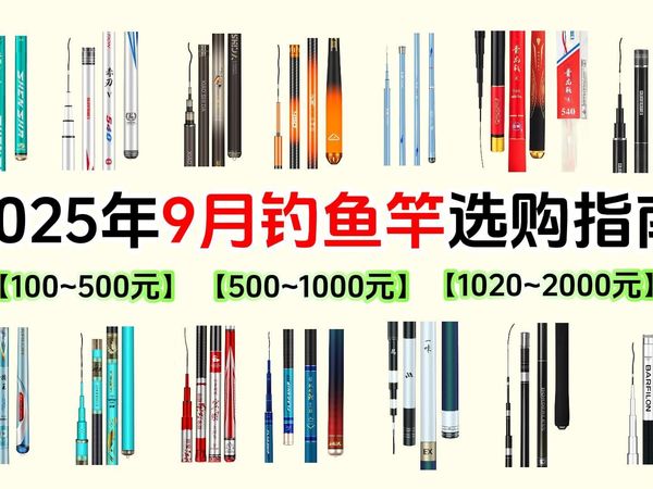 【闭眼可入】2025年9月性价比钓鱼竿推荐，鱼竿哪个牌子好？如何选购鱼竿？光威、汉鼎、龙云、双宝、一味、达亿瓦、天元等品牌推荐，新手小白必看！