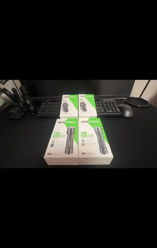 #男人玩具 #纳丽德p80 纳丽德P80和P86手电分享