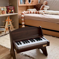 WoodenHome 木质儿童电子小钢琴：给 1 岁宝贝的第一份音乐启蒙礼