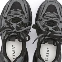 ST&SAT女式老爹鞋：透气缓震轻便