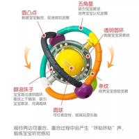 宝宝牙胶 + 认知双需求！Infantino 星空轨道摇铃玩具太懂娃​