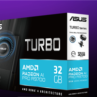 华硕首款12V - 2x6 AMD显卡！推出首个官方超频Radeon AI PRO R9700