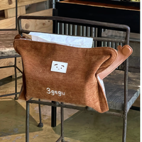 三个菇抱抱磁吸纸巾套：焦糖色温暖，让每一次取纸都成治愈时刻