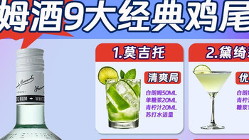 9款朗姆酒经典鸡尾酒配方