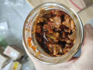 饭扫光双椒牛肉酱，好吃！