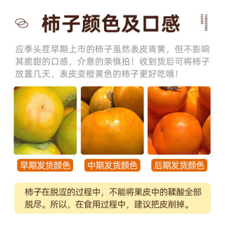 京鲜生山西脆柿！脆甜爽口不涩，中秋果礼佳品