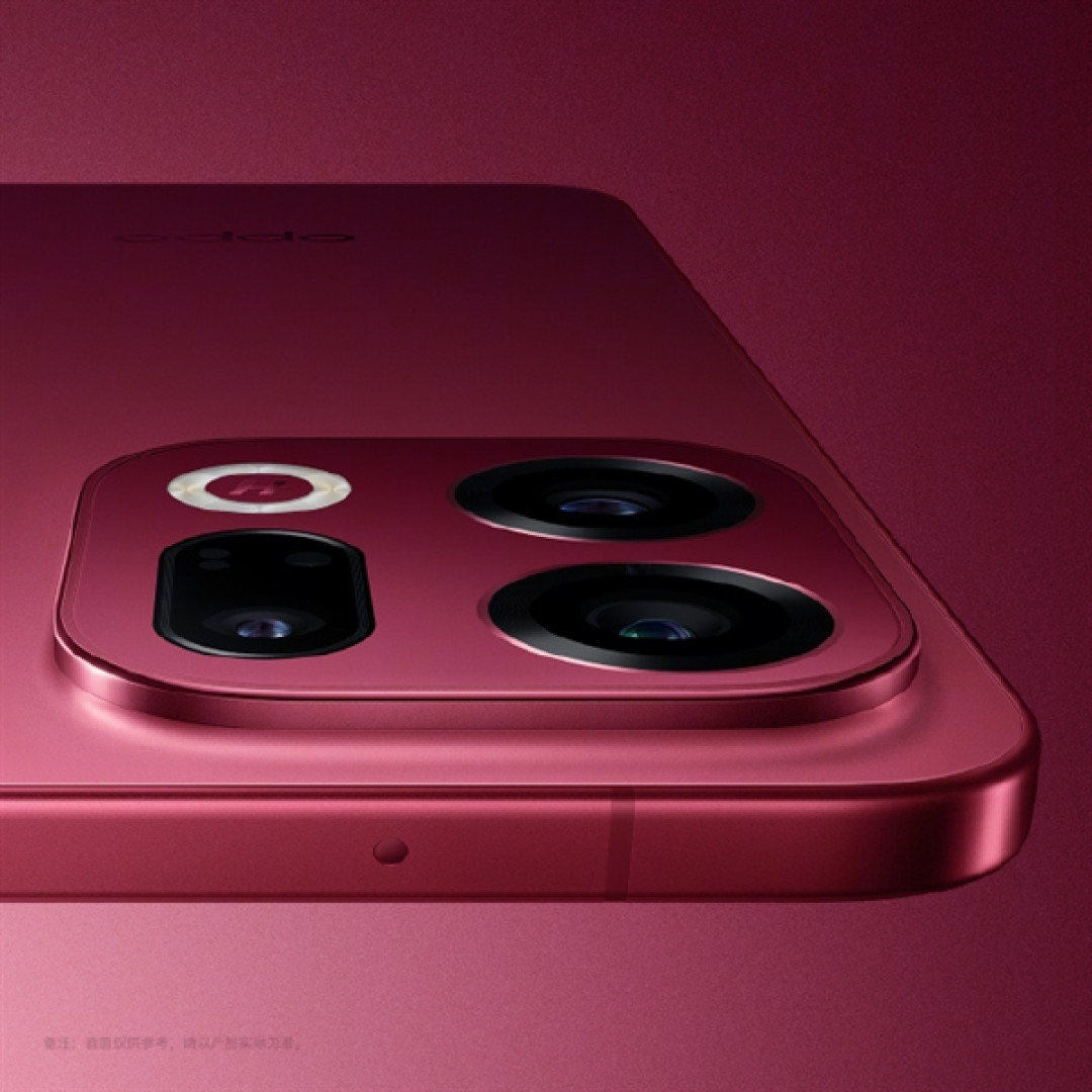 OPPO Find X9系列特别色亮相:红色机身 独创绒砂工艺