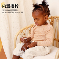 LittleBigFriends 皮革摇铃玩偶实测，娃抓着不肯放的安抚神器