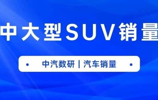 2025年8月大型/中大型SUV销量排行榜（总榜）