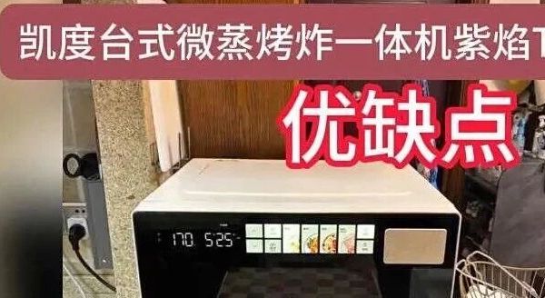 CASDON凯度台式微蒸烤炸一体机紫焰T8优缺点用途分享，请买前看完再决定要不要入手！