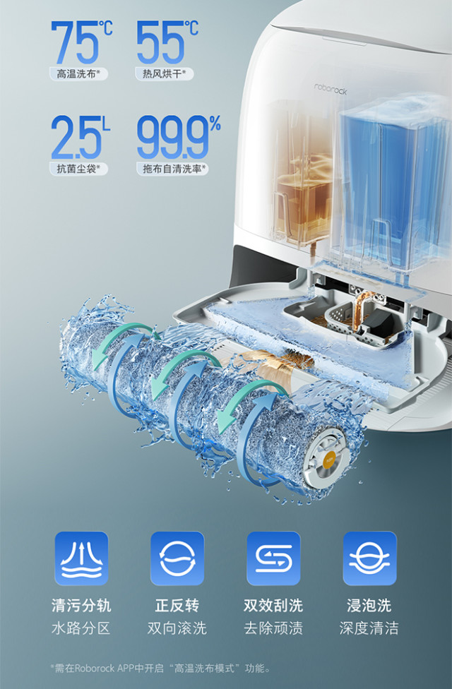 石头P20活水版洗地机器人