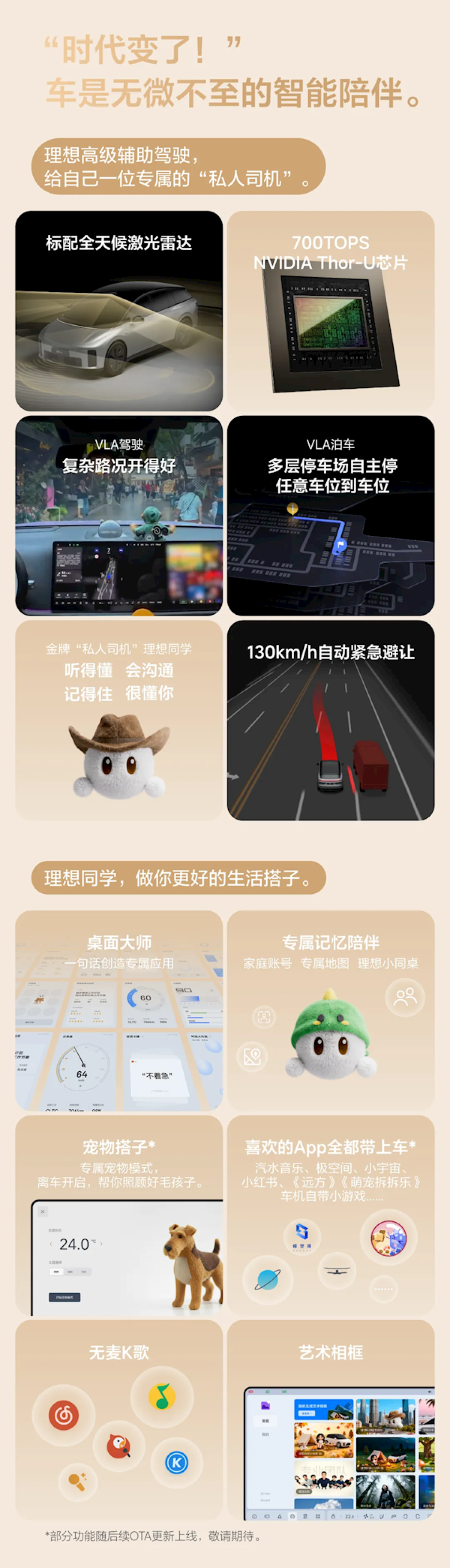 全系一款车23.98万 双腔空悬、电吸门免费送!理想i6一图看懂