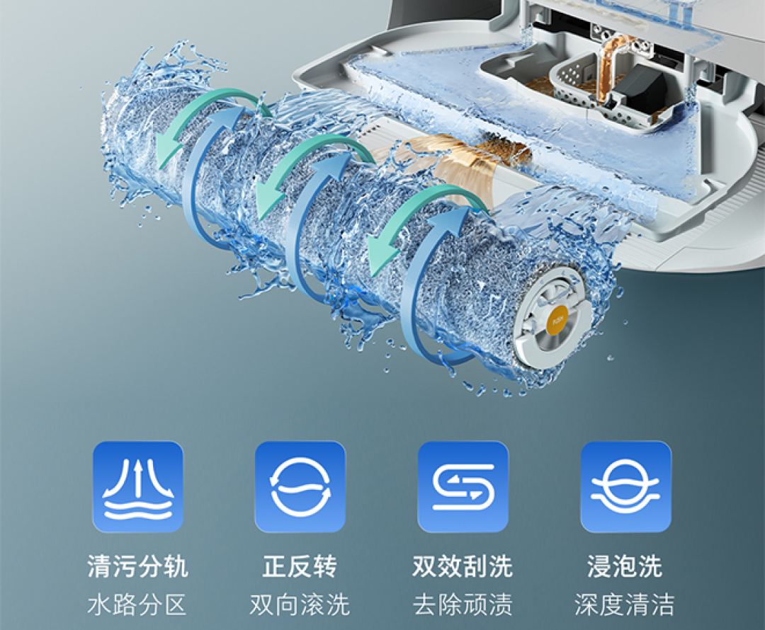 新品资讯:石头首款活水洗地机器人——P20活水版上新!