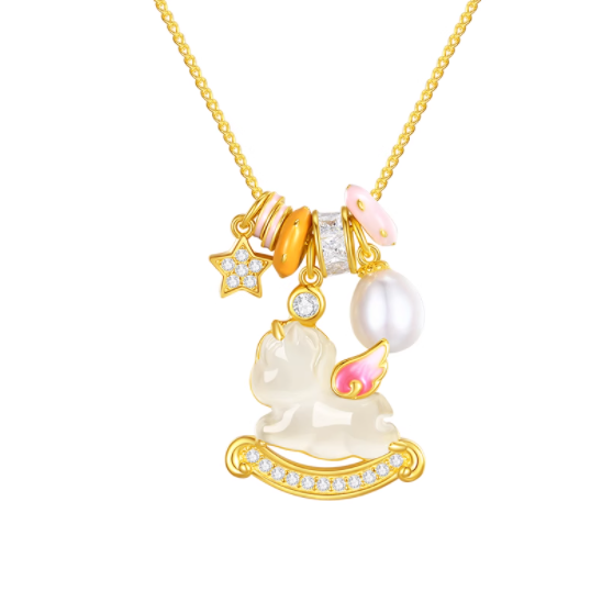 周大生独角兽项链：以梦幻之姿，定格每一份心动时刻